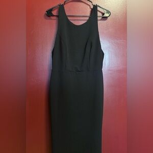 Lulus Black Maxi Dress Women’s Size L Floor Length Sleeveless Elegant Formal